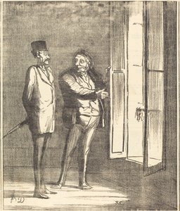 Monsieur wird hier sehr gut sein... von Honoré Daumier