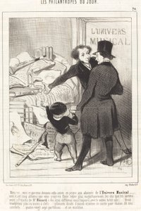 Monsieur... voici ce que nous donnons... en prime... von Honoré Daumier