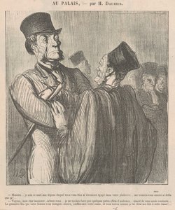 Monsieur... ich bin dieser Ehemann auf Ihre Kosten von Honoré Daumier