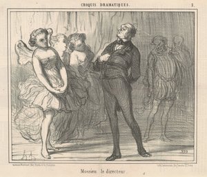 Mossieu der Direktor von Honoré Daumier