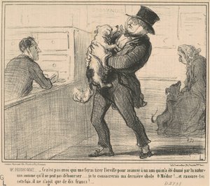Herr Prudhomme...das bin nicht ich, der... von Honoré Daumier