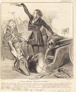 Musique pyrothecnique, Charivarique et Diabolique von Honoré Daumier