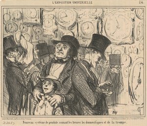 Neues Pendelsystem von Honoré Daumier