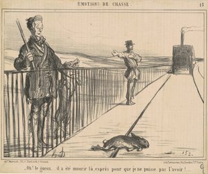 Oh! Der Schuft ... er ist dort gestorben ... von Honoré Daumier