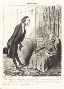 Ja, Madame, ich bin ganz unserem... Prinzen ergeben... von Honoré Daumier