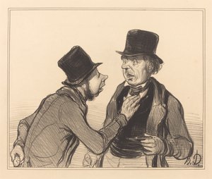 Ja, Monsieur, Sie sind nicht aus Paris... von Honoré Daumier