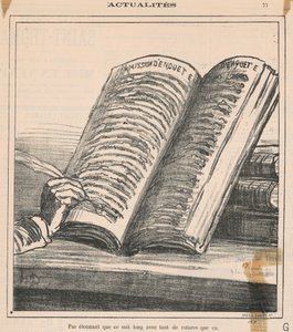 Kein Wunder, dass es lange dauert... von Honoré Daumier