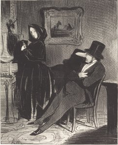Öfter als ich dich zum Ball führen werde... von Honoré Daumier