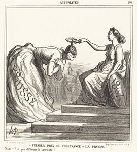 Erster Preis für Wachstum - Preußen von Honoré Daumier