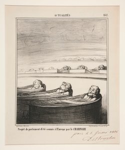 Projekt eines Parlaments d von Honoré Daumier
