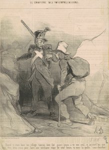 Als du in deinem Dorf warst, hättest du ... von Honoré Daumier
