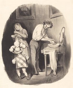 Wie nett er so ist, Dodore... von Honoré Daumier