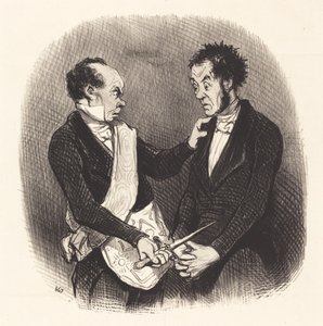 Aufnahme eines Freimaurers von Honoré Daumier