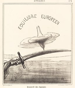 Erneuert von den Japanern von Honoré Daumier