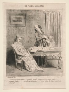 Zurückgewiesen als Kandidatin von Honoré Daumier