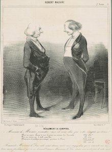 Abrechnung von Honoré Daumier