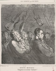 Musiksitzungen von Honoré Daumier