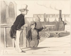 Ist meine Maschine gut? Ich glaube schon... von Honoré Daumier