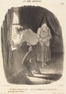 Sechs Grad unter Null von Honoré Daumier