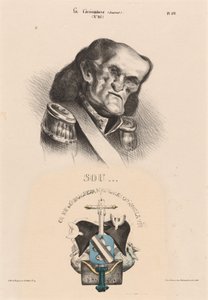 Soult (Marschall) von Honoré Daumier