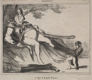 Die Kosaken zum Lachen Platte 61: Der Menschenfresser und sein kleiner Däumling, 1854