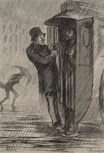 Der Omnibus: Voll von Honoré Daumier