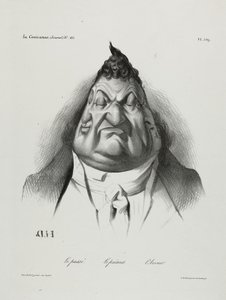Die Vergangenheit, die Gegenwart, die Zukunft, Platte 349, 1834 von Honoré Daumier