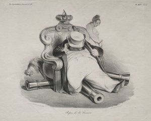 Die Ruhe Frankreichs von Honoré Daumier