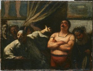 Der starke Mann von Honoré Daumier