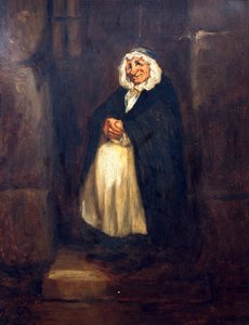 Der alte Pförtner von Honoré Daumier