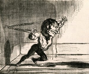 Die Regeneration des Menschen durch Gymnastik von Honoré Daumier