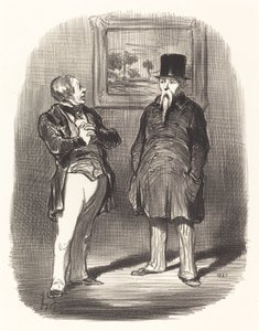 Sieh mal... ich habe dich nicht erkannt... von Honoré Daumier