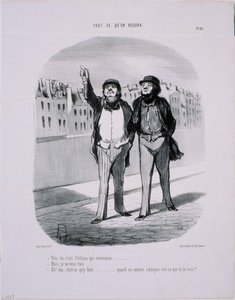 Alles was du willst - Siehst du, es ist die Sonnenfinsternis, die beginnt von Honoré Daumier
