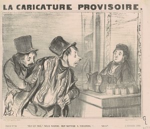 Alles bezahlt? Wir haben nichts gemacht... Gruß von Honoré Daumier