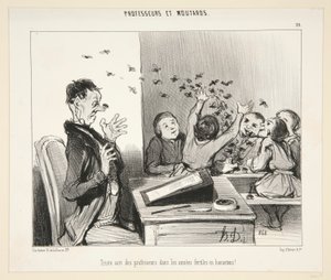 Trauriges Schicksal der Professoren? - #19 pf Professoren und Kinder von Honoré Daumier