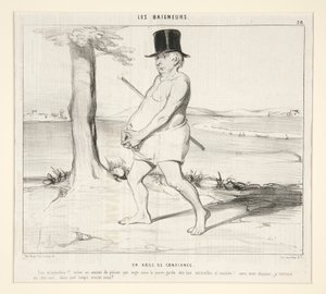 Ein Vertrauensmissbrauch. Die Elenden!! einen Gefängnisanwalt bestehlen, der unter dem Schutz der natürlichen und sozialen Gesetze schwimmt! von Honoré Daumier