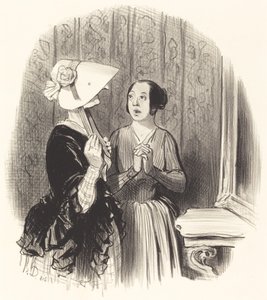 Ein Pamela-Hut von Honoré Daumier