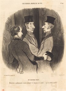 Ein neuer Hut von Honoré Daumier