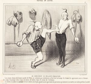 Eine Ergänzung zur brillanten Erziehung von Honoré Daumier