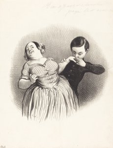 Ein galanter Anfang von Honoré Daumier