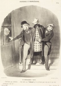 Ein heimlicher Umzug von Honoré Daumier