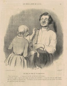 Ein Fest- und Hosenträger-Tag von Honoré Daumier