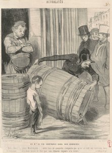 Ein verärgerter Weinhändler