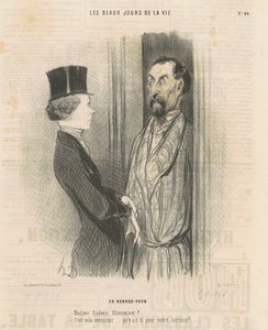 Ein Treffen von Honoré Daumier