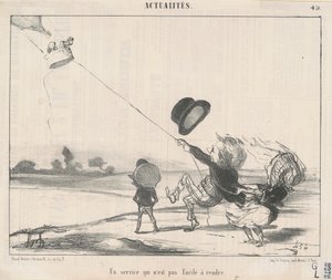 Ein Dienst ... nicht leicht zu erweisen von Honoré Daumier