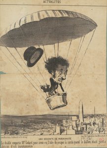Ein Fallschirmsprung