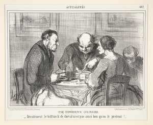 Eine kulinarische Erfahrung: Entscheidend, das Pferdesteak n
