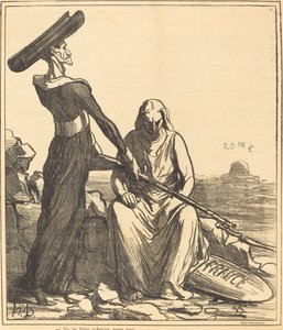 Geh und lass dich für mich erledigen von Honoré Daumier