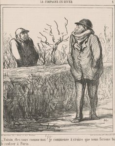 Voisin, sind Sie wie ich? ... von Honoré Daumier