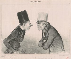 Sie argumentieren wie ein Stock! von Honoré Daumier